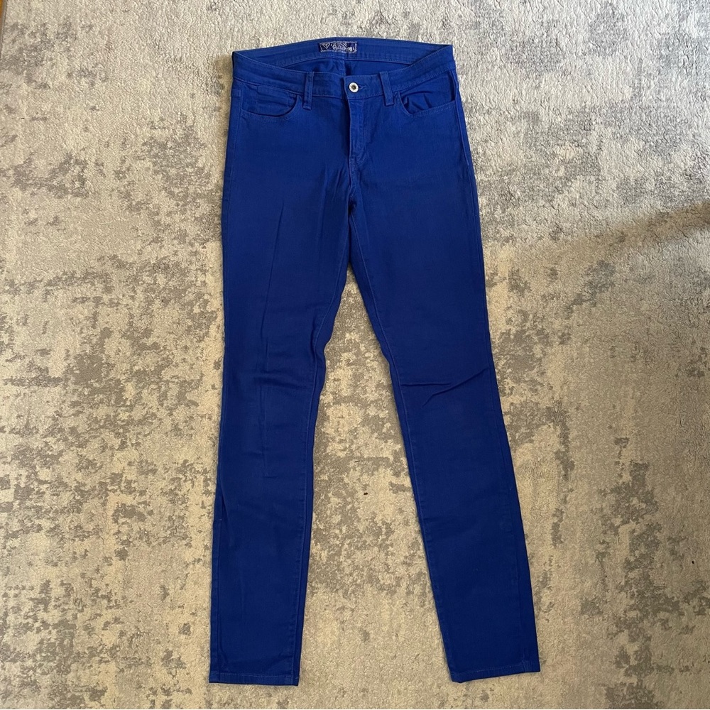 Guess Royal Blue Womens Skinny Jeans Size 29 / 6